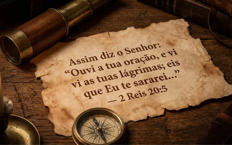 2 Reis 20:5 significado — Deus ouve oração e vê lágrimas