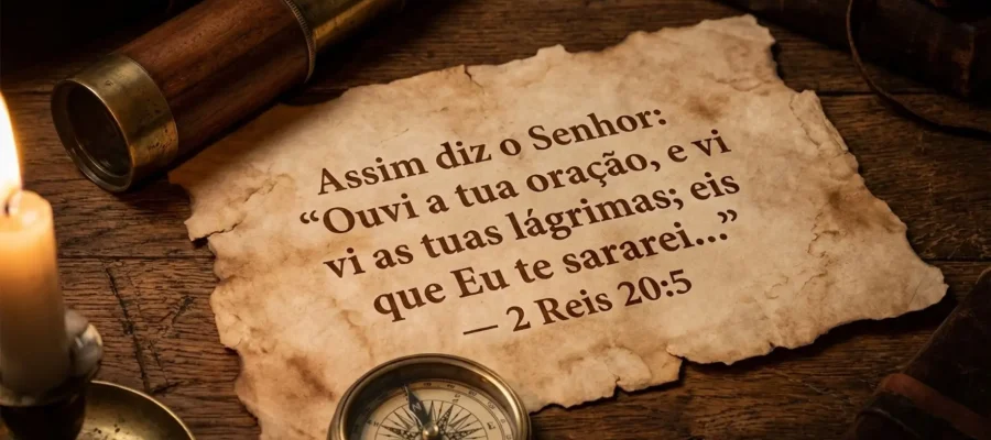 2 Reis 20:5 significado — Deus ouve oração e vê lágrimas